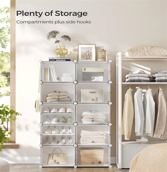 plastic shoe rack